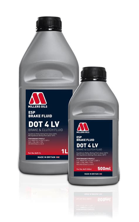 maintain dot 4 lv|dot 4 vs lv brake fluid.